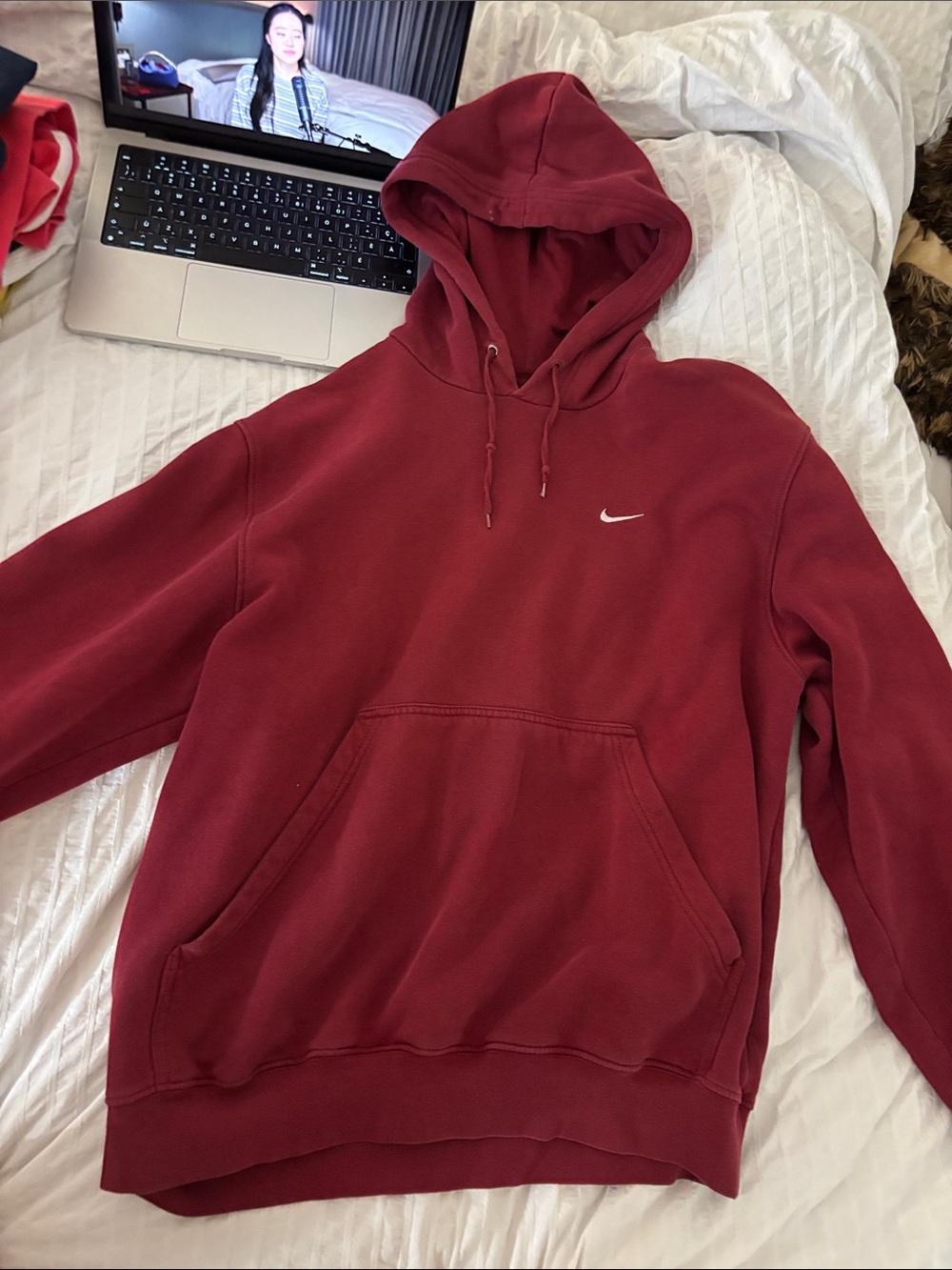 Nike Red Hoodie